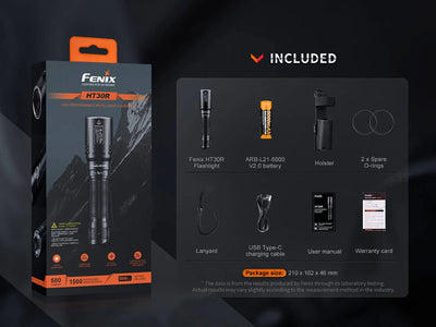 Fenix HT30R White Laser LED Flashlight