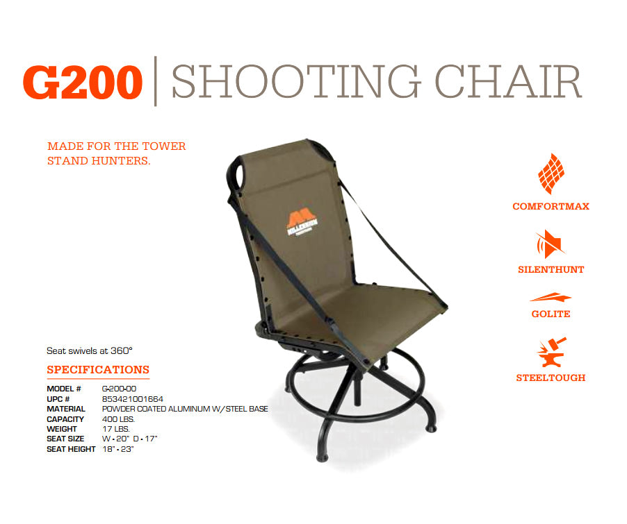 g200 shooting chair