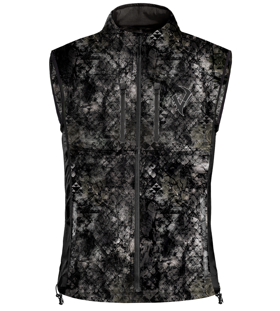 black camo vest