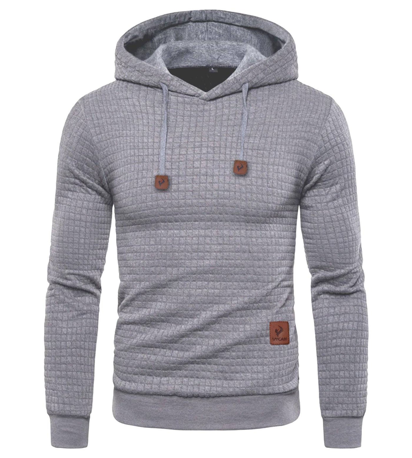 Vycah Gray Titan Hoodie Front View